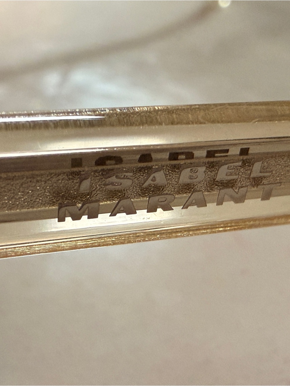 Isabel Marant | Champagne & Gray Smoke Gradient Sunglasses | 56mm | Like New - Picture 7 of 7